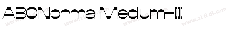 ABCNormal Medium字体转换 ABCNormal Medium字体转换
